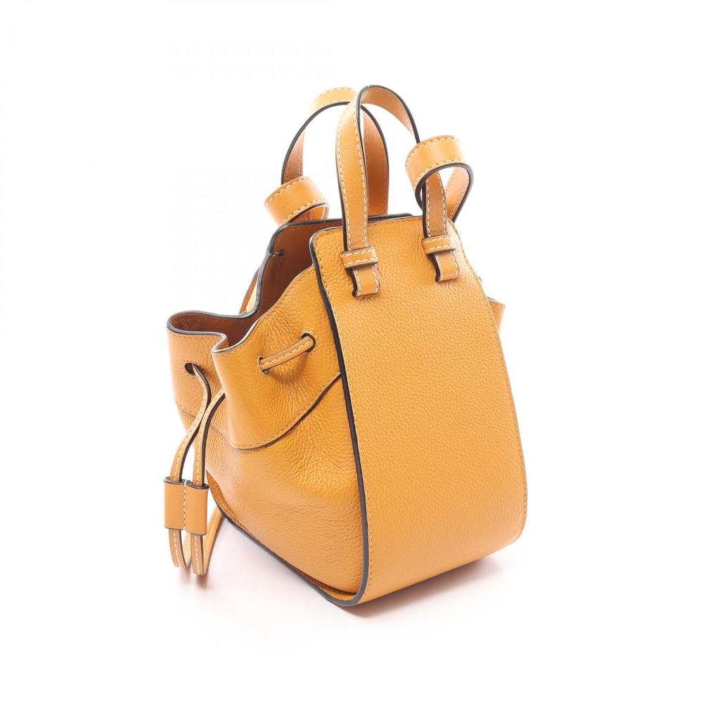 Loewe Hammock Mini Leather Drawstring Handbag Bro… - image 2